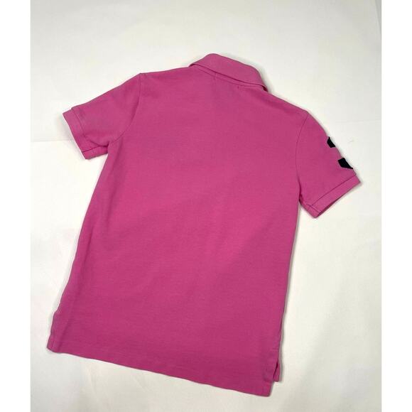 Polo Ralph Lauren Pink Polo Blue‎ Embroidered Dual Match Pony Preppy Size 6 - Picture 6 of 7